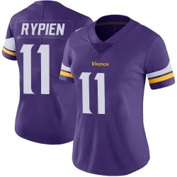 Women's Brett Rypien Minnesota Vikings No.11 Limited Team Color Vapor Untouchable Jersey - Purple