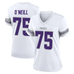 Women's Brian O'Neill Minnesota Vikings No.75 Game Alternate Jersey - White