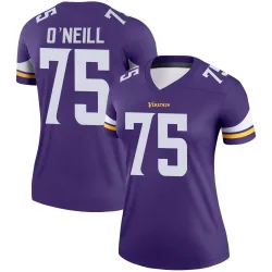 Women's Brian O'Neill Minnesota Vikings No.75 Legend Jersey - Purple