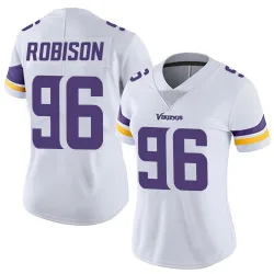 Women's Brian Robison Minnesota Vikings No.96 Limited Vapor Untouchable Jersey - White