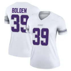 Women's Bubba Bolden Minnesota Vikings No.39 Legend Alternate Jersey - White