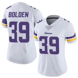 Women's Bubba Bolden Minnesota Vikings No.39 Limited Vapor Untouchable Jersey - White
