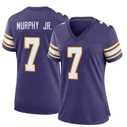 Women's Byron Murphy Jr. Minnesota Vikings No.7 Game Classic Jersey - Purple