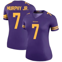 Women's Byron Murphy Jr. Minnesota Vikings No.7 Legend Color Rush Jersey - Purple