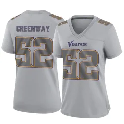 Women's Chad Greenway Minnesota Vikings No.52 Game Atmosphere Fashion Jersey - Gray