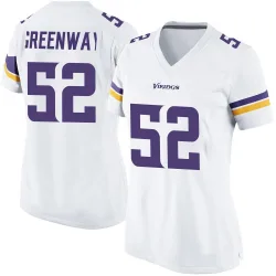 Women's Chad Greenway Minnesota Vikings No.52 Game Jersey - White