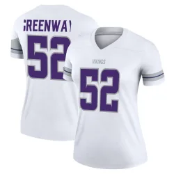 Women's Chad Greenway Minnesota Vikings No.52 Legend Alternate Jersey - White