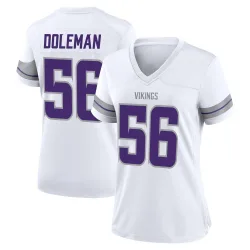 Women's Chris Doleman Minnesota Vikings No.56 Game Alternate Jersey - White