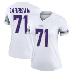 Women's Christian Darrisaw Minnesota Vikings No.71 Legend Alternate Jersey - White