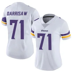 Women's Christian Darrisaw Minnesota Vikings No.71 Limited Vapor Untouchable Jersey - White