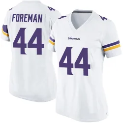 Women's Chuck Foreman Minnesota Vikings No.44 Game Jersey - White