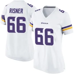 Women's Dalton Risner Minnesota Vikings No.66 Game Jersey - White