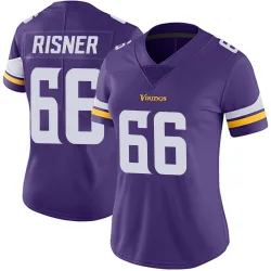 Women's Dalton Risner Minnesota Vikings No.66 Limited Team Color Vapor Untouchable Jersey - Purple