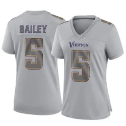 Women's Dan Bailey Minnesota Vikings No.5 Game Atmosphere Fashion Jersey - Gray