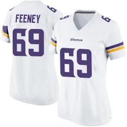 Women's Dan Feeney Minnesota Vikings No.69 Game Jersey - White