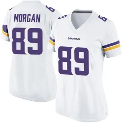 Women's David Morgan Minnesota Vikings No.89 Game Jersey - White