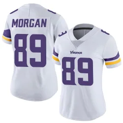 Women's David Morgan Minnesota Vikings No.89 Limited Vapor Untouchable Jersey - White