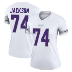 Women's Donovan Jackson Minnesota Vikings No.74 Legend Alternate Jersey - White