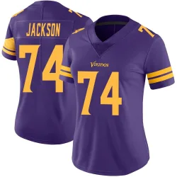 Women's Donovan Jackson Minnesota Vikings No.74 Limited Color Rush Jersey - Purple