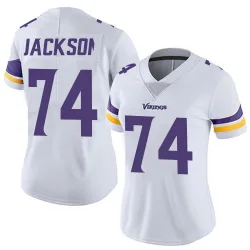 Women's Donovan Jackson Minnesota Vikings No.74 Limited Vapor Untouchable Jersey - White