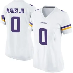 Women's Dorian Mausi Jr. Minnesota Vikings No.0 Game Jersey - White