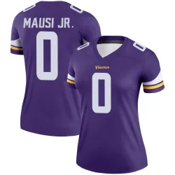 Women's Dorian Mausi Jr. Minnesota Vikings No.0 Legend Jersey - Purple