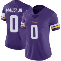 Women's Dorian Mausi Jr. Minnesota Vikings No.0 Limited Team Color Vapor Untouchable Jersey - Purple