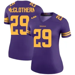 Women's Dwight McGlothern Minnesota Vikings No.29 Legend Color Rush Jersey - Purple