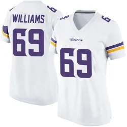 Women's Elijah Williams Minnesota Vikings No.69 Game Jersey - White