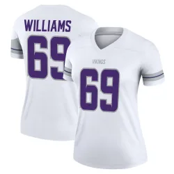 Women's Elijah Williams Minnesota Vikings No.69 Legend Alternate Jersey - White