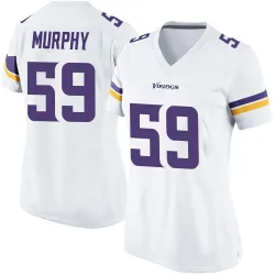 Women's Gabriel Murphy Minnesota Vikings No.59 Game Jersey - White