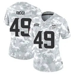 Women's Giovanni Ricci Minnesota Vikings No.49 Limited 2024 Salute to Service Jersey - Arctic Camo