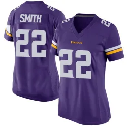 Women's Harrison Smith Minnesota Vikings No.22 Game Team Color Jersey - Purple