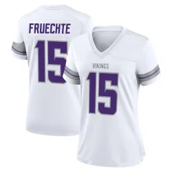 Women's Isaac Fruechte Minnesota Vikings No.15 Game Alternate Jersey - White