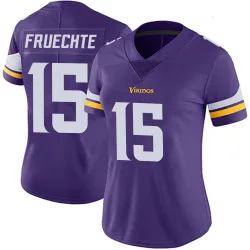 Women's Isaac Fruechte Minnesota Vikings No.15 Limited Team Color Vapor Untouchable Jersey - Purple