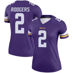 Women's Isaiah Rodgers Minnesota Vikings No.2 Legend Jersey - Purple