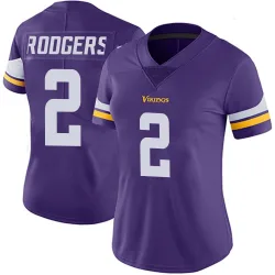 Women's Isaiah Rodgers Minnesota Vikings No.2 Limited Team Color Vapor Untouchable Jersey - Purple