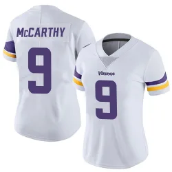 Women's J.J. McCarthy Minnesota Vikings No.9 Limited Vapor Untouchable Jersey - White