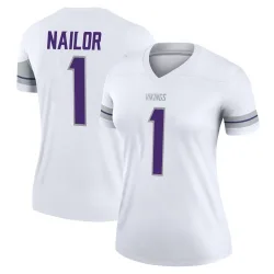Women's Jalen Nailor Minnesota Vikings No.1 Legend Alternate Jersey - White