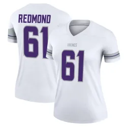 Women's Jalen Redmond Minnesota Vikings No.61 Legend Alternate Jersey - White