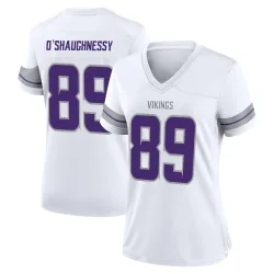 Women's James O'Shaughnessy Minnesota Vikings No.89 Game Alternate Jersey - White