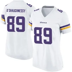 Women's James O'Shaughnessy Minnesota Vikings No.89 Game Jersey - White