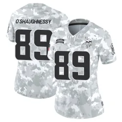 Women's James O'Shaughnessy Minnesota Vikings No.89 Limited 2024 Salute to Service Jersey - Arctic Camo