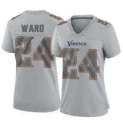 Women's Jay Ward Minnesota Vikings No.24 Game Atmosphere Fashion Jersey - Gray