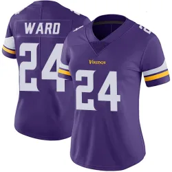 Women's Jay Ward Minnesota Vikings No.24 Limited Team Color Vapor Untouchable Jersey - Purple