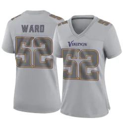 Women's Jihad Ward Minnesota Vikings No.52 Game Atmosphere Fashion Jersey - Gray