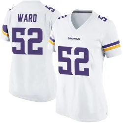 Women's Jihad Ward Minnesota Vikings No.52 Game Jersey - White