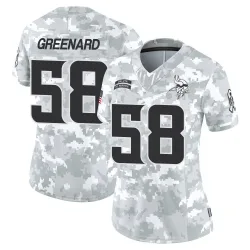 Women's Jonathan Greenard Minnesota Vikings No.58 Limited 2024 Salute to Service Jersey - Arctic Camo