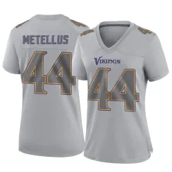 Women's Josh Metellus Minnesota Vikings No.44 Game Atmosphere Fashion Jersey - Gray