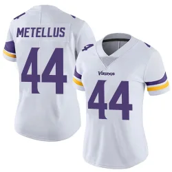 Women's Josh Metellus Minnesota Vikings No.44 Limited Vapor Untouchable Jersey - White